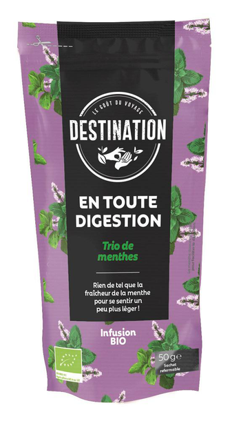 Visuel 1 du produit Infusion en toute digestion bio Destination - 50 g