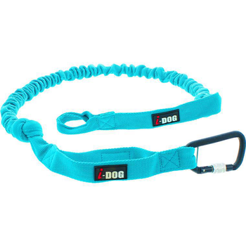 Visuel 1 du produit Longe de traction pour chien moyen coloris bleu I-Dog Canicross Opale ALM - 190 cm