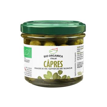 Visuel 1 du produit Câpres bio au vinaigre Organica - 100 g