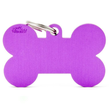 Visuel 1 du produit Médaille en aluminium violet MyFamily Basic grand os