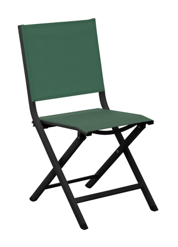 Visuel 1 du produit Chaise Max coloris marron en aluminium - 90 x 45 x 52 cm