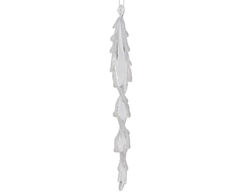 Visuel 1 du produit Stalactite en acrylique transparent à suspendre –3,5 x 23 cm