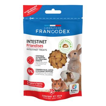 Visuel 1 du produit Friandises intestinet pour NAC goût pomme Francodex - 50 g
