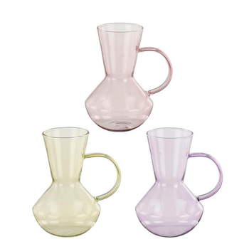 Visuel 1 du produit Vase en verre couleur pastel - Ø 9 x H 13 cm