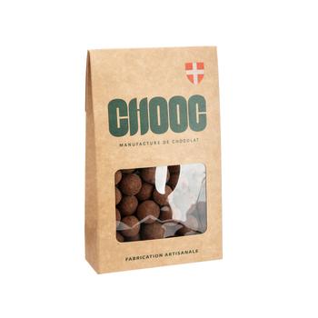 Visuel 1 du produit Noisettes enrobées au chocolat au lait Chooc - en sachet de 200 g