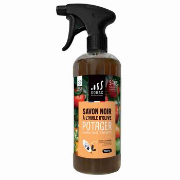 Visuel 1 du produit Savon noir potager en flacon pistolet Sobac - 750 ml