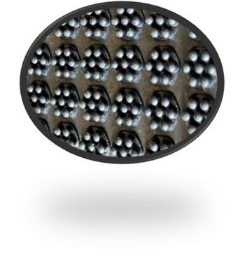 Visuel 1 du produit Tapis caoutchouc extérieur gratte pieds coloris noir Robuste Sweetsol -  40 x 60 cm