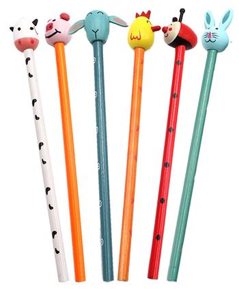 Visuel 1 du produit Crayon avec embout tête de vache