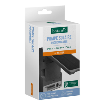 Visuel 1 du produit Pompe solaire manuelle et programmable botanic®