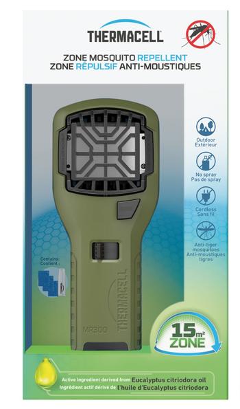 Visuel 1 du produit Lot de 3 plaquettes de répulsif anti-moustiques nomade vert Thermacell - 14,2 x 5,7 x 27,2 cm