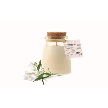 Visuel 1 du produit Bougie parfumée pot de yaourt Nao jasmin - 120 g