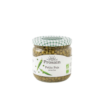 Visuel 1 du produit Petits pois extra fins bio en bocal de 345 g