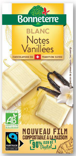 Visuel 1 du produit Chocolat blanc bio Bonneterre - 80 g