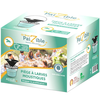 Visuel 1 du produit Piège à larves de moustique Or brun Paizible