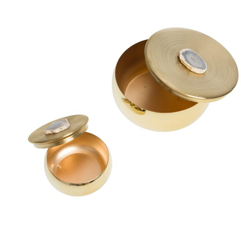 Visuel 1 du produit Boîte en métal doré Précieuse petit modèle