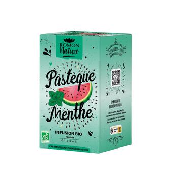 Visuel 1 du produit Tisane plaisir bio menthe et pastèque Romon Nature - les 16 sachets