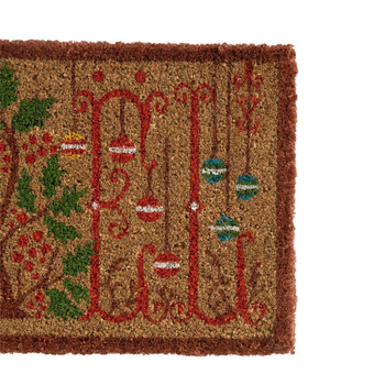 Visuel 1 du produit Paillasson en fibre de coco décor de Noël - 72 x 40 cm