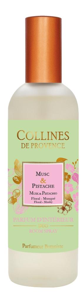 Visuel 1 du produit Parfum d’intérieur musc et pistache Collines de Provence Duos parfumés - 100 ml