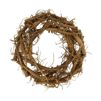 Visuel 1 du produit Couronne en racine de bois et coton - 38 x 7 x 38 cm