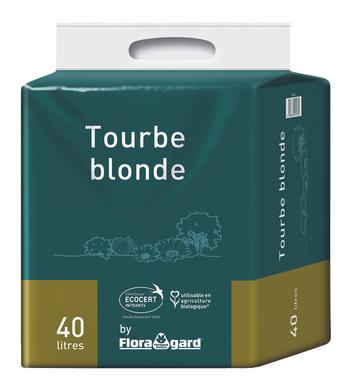 Visuel 1 du produit Tourbe blonde en sac cubique à poignée botanic®- 40 L