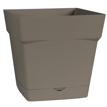 Visuel 1 du produit Pot carre Toscane Taupe L17,4 x l17,4 x H17