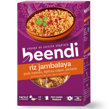 Visuel 1 du produit Riz et pois cassés aux épices cajun façon Jambalaya Beendi - 250 g