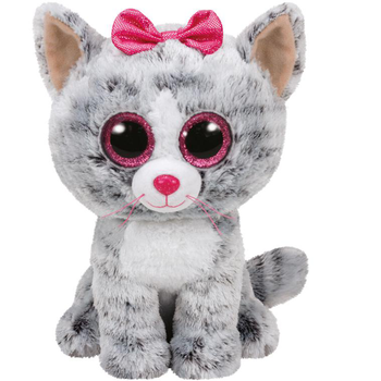 Visuel 1 du produit Peluche TY Kiki le chat - 15 cm