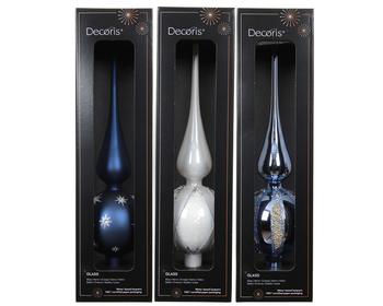 Visuel 1 du produit Cimier pic en verre brillant - Ø 8 x H 31 cm