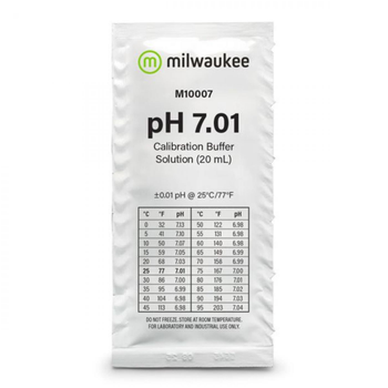 Visuel 1 du produit Solution étalon pH 7.01, 20ml - MILWAUKEE
