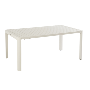 Visuel 1 du produit Table de jardin en aluminium Filao coloris beige Bizzotto - 180/240 x 100 cm