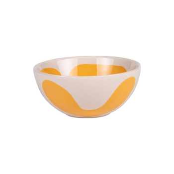 Visuel 1 du produit Coupelle en grès beige et jaune Lulli - Ø 12 cm