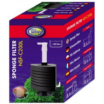 Visuel 1 du produit Filtre exhausteur aquarium jusqu'à 200L - AQUA NOVA NSF-C200L