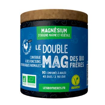 Visuel 1 du produit Magnésium d’origine marine et végétale bio Les bio frères Le double Mag - 90 comprimés