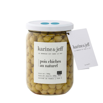 Visuel 1 du produit Pois chiches au naturel bio 540 g