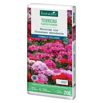 Visuel 1 du produit Terreau pour plantes fleuries botanic® - 20 L