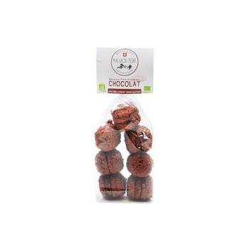 Visuel 1 du produit Macarons bio au chocolat Biscuit bio des Savoie - 150 g