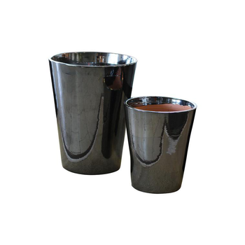 Visuel 1 du produit Pot Sydney coloris métal H 44 x Ø 37cm