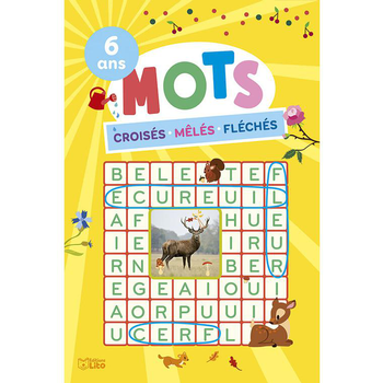 Visuel 1 du produit Livre "Mots croisés mêlés fléchés", Ed LITO