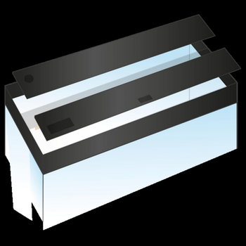 Visuel 1 du produit Volets pour aquarium en kit de 2, JUWEL, modèle LIDO 200