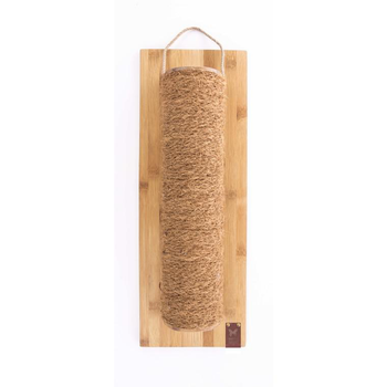 Visuel 1 du produit Griffoir rondin pour chat en bambou coloris beige Martin Sellier Up and Down - 55 cm