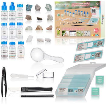 Visuel 1 du produit Kit de microscopie avec code QR blanc Bresser - 29 x 26 x 4 cm