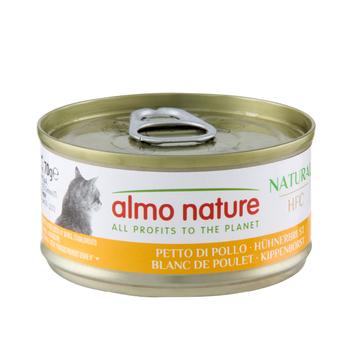 Visuel 1 du produit Pâtée pour chat HFC Natural au blanc de poulet Almo Nature - 70 g