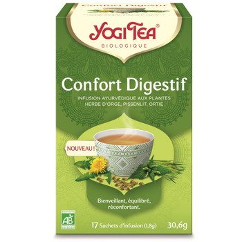 Visuel 1 du produit Infusion confort digestif Yogi Tea - 17 sachets