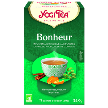 Visuel 1 du produit Yogi Tea Bonheur – La boîte de 17 sachets