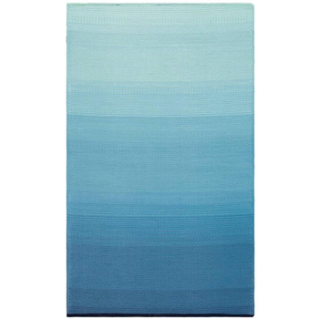 Visuel 1 du produit Tapis coloris bleu polypropylène recyclé intérieur extérieur - 150 x 240 cm