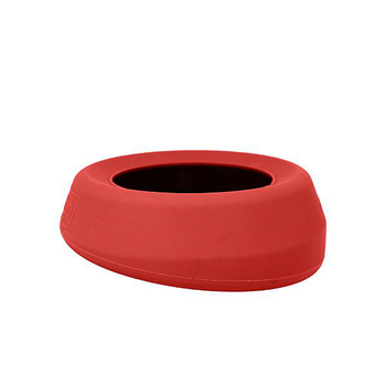 Visuel 1 du produit Bol anti-débordement pour chien coloris rouge Kurgo Splash - 22,8 x 18 x 7,6 cm