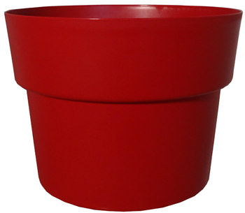 Visuel 1 du produit Pot en plastique recyclé coloris rouge Rubis Cocoripot 24 L - Ø 38 x H 30 cm