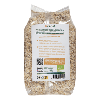 Visuel 1 du produit Flocon d'avoine petit bio Markal - 500 g