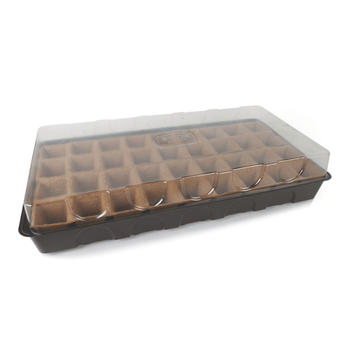 Visuel 1 du produit Serre avec plaque de culture biodégradable Nortene Growing Kit 36 pots - 6 x 6 cm