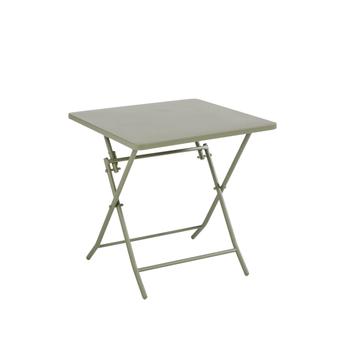 Visuel 1 du produit Table de jardin pliante Clivia en acier - 70 x 70 x 71 cm